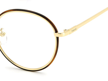 Premium Women Polaroid Eyeglasses: PLD D438/G - Havana Gold - SpecSMART Eye Clinic (Zoom View)